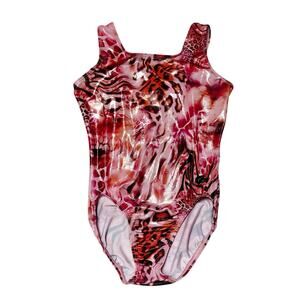 Kids Animal Print Dance Costume